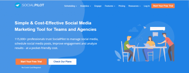 socialpilot sosyal medya aracı