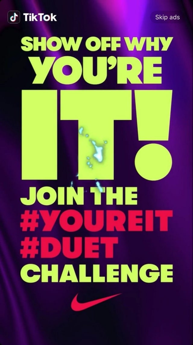 nike tiktok'u pazarlamada nasıl kullanıyor?